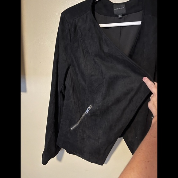 Lane Bryant Faux Suede Moto Jacket - Picture 5 of 7